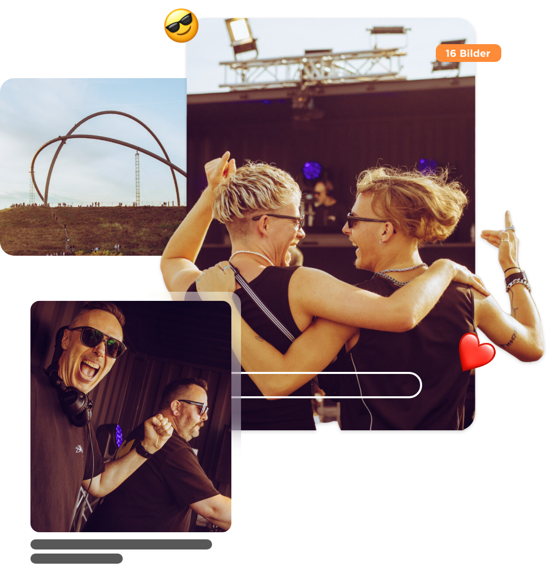 Impressionen vom Sunset Picknick: DJs und Gäste beim Feiern auf der Halde Hoheward